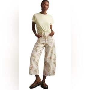 Pilcro Anthro NWT Heritage Curve Midrise Tapered Barrel Jeans Size 26